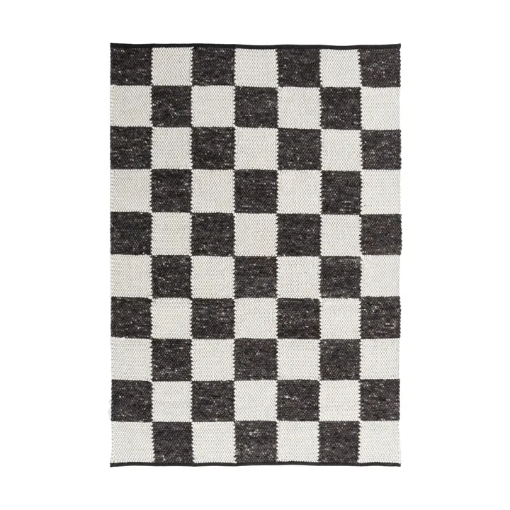 Gotland Design matta Special Edition - Anthracite-white nr. 2428, 200x200 cm - Tisca