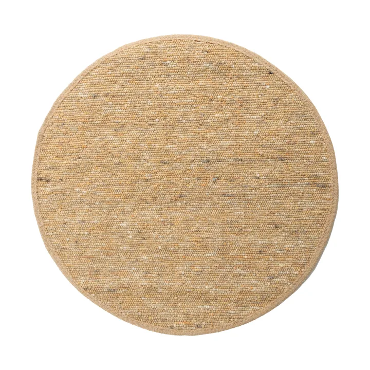 Sierrafil round matta - Gold nr. 261, Ø250 cm - Tisca