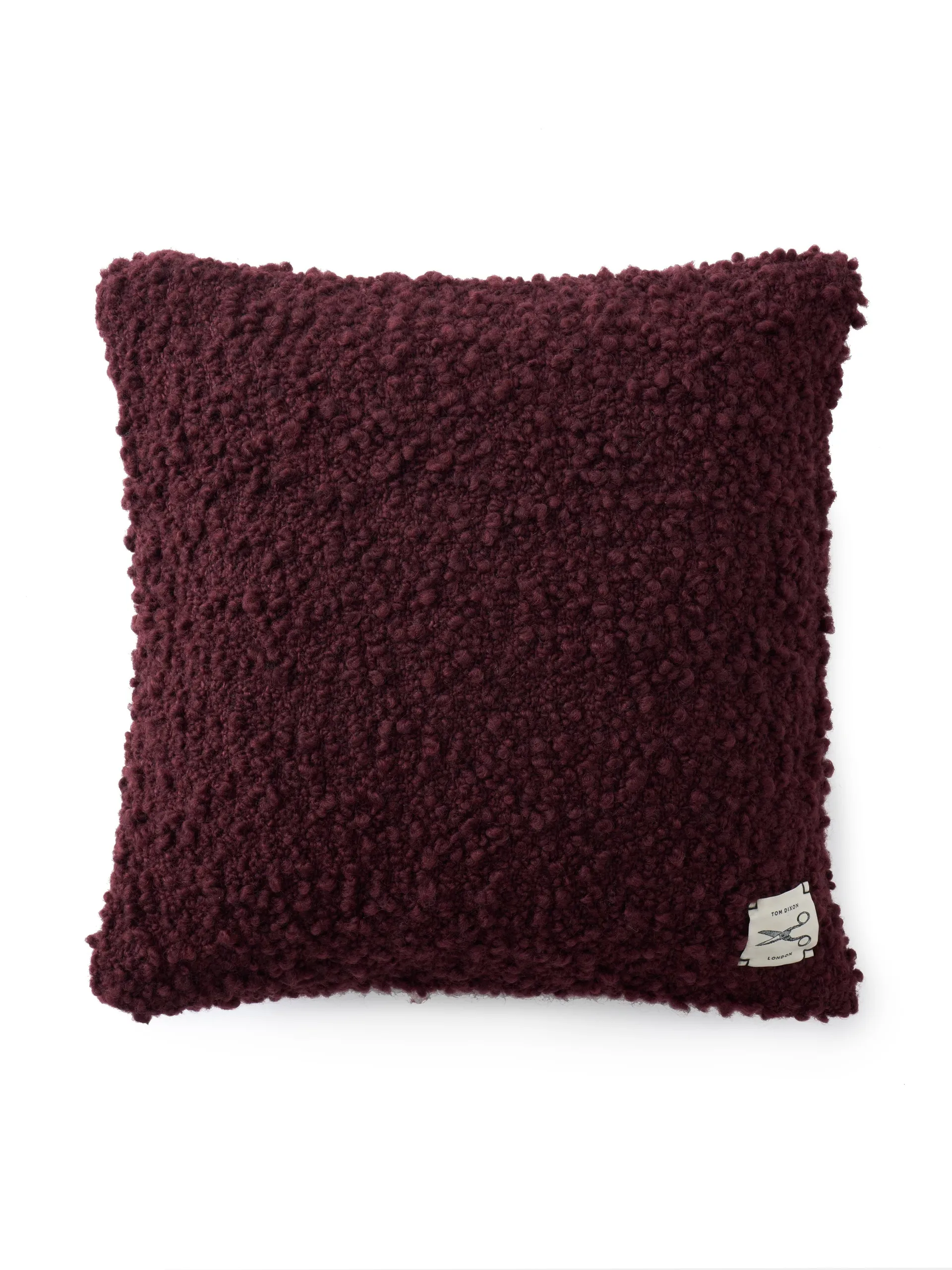 Bobble kudde 45x45 cm, Burgundy Tom Dixon