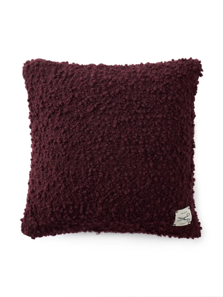 Bobble kudde 45x45 cm - Burgundy - Tom Dixon
