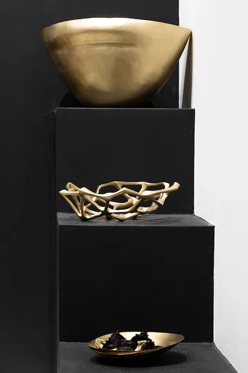 Bone skål - Mässing, S - Tom Dixon