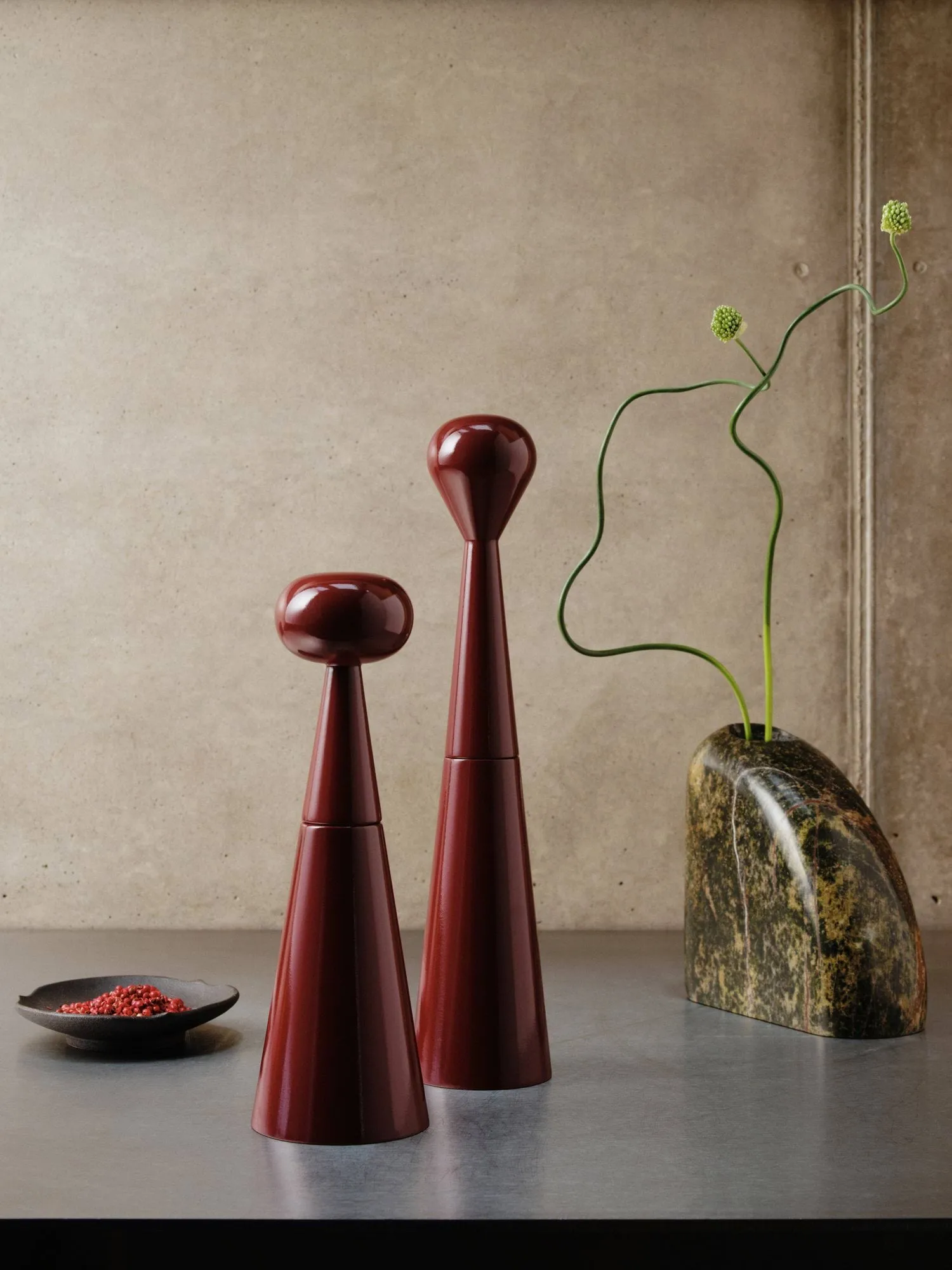 Brew Tall kryddkvarn 33 cm, Burgundy Tom Dixon