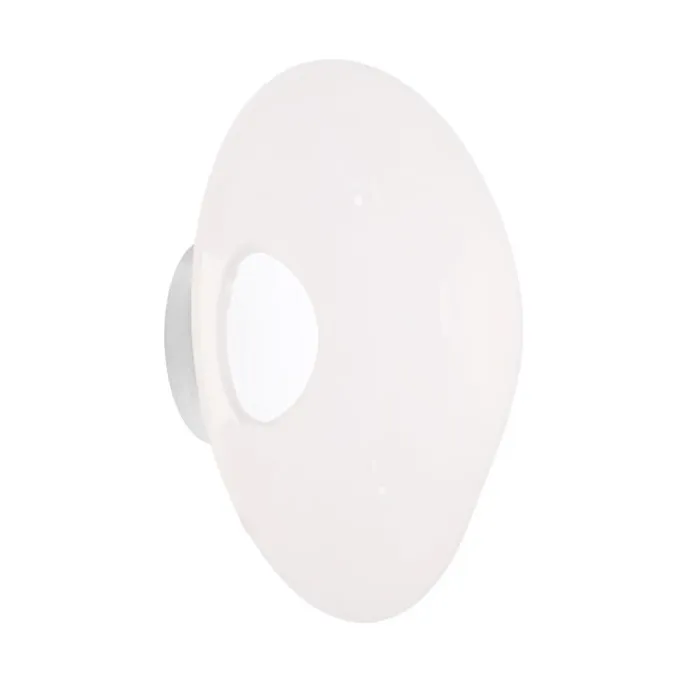 Melt Surface LED vägglampa, Opal-silver Tom Dixon
