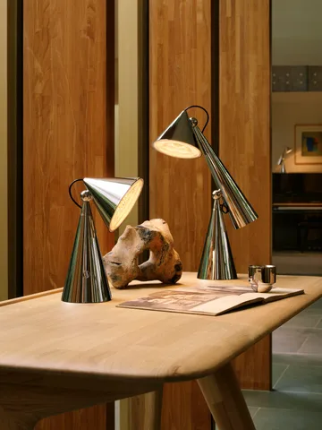 Pose Portabel LED bordslampa - Silver - Tom Dixon