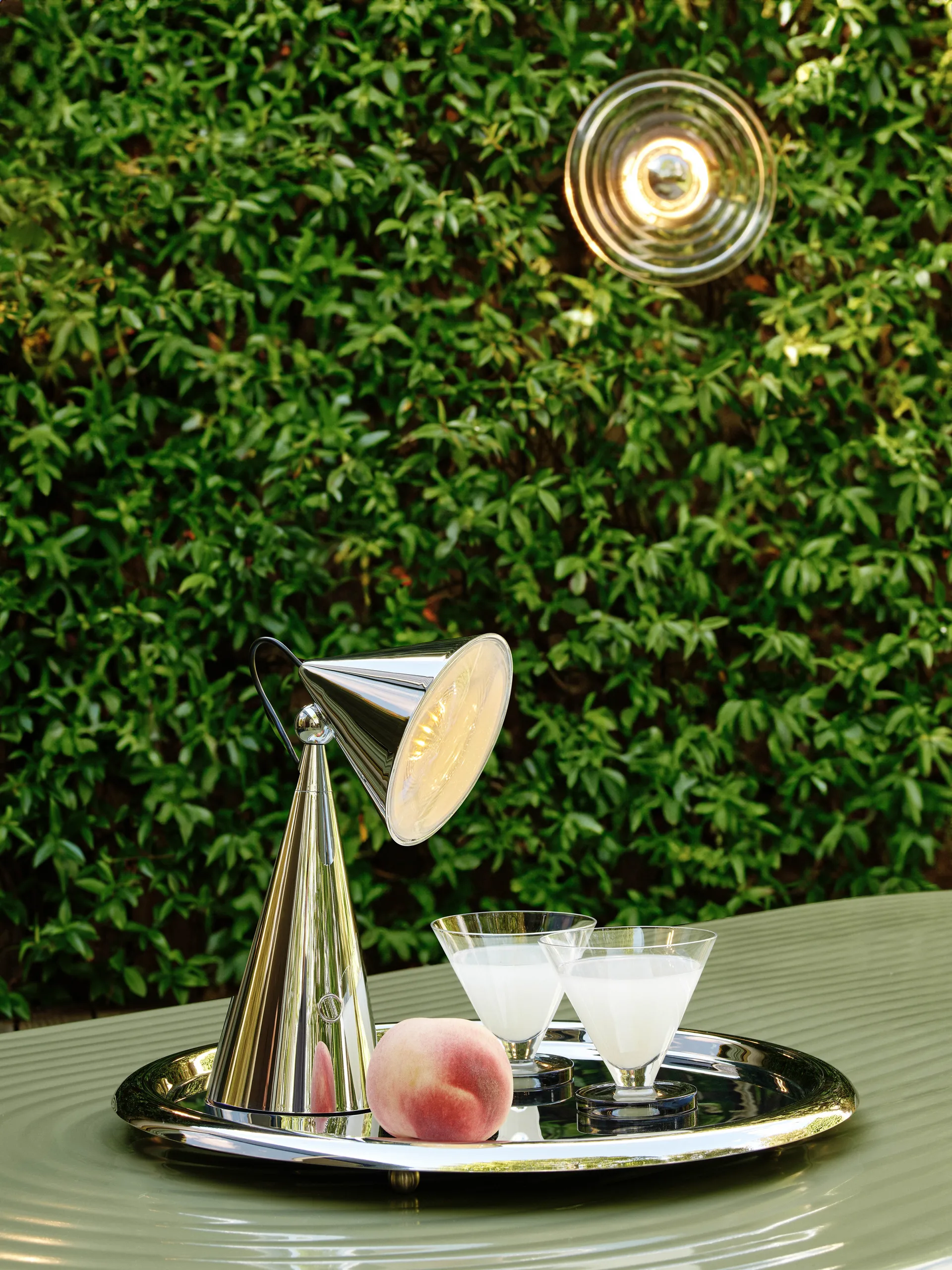 Pose Portabel LED bordslampa, Silver Tom Dixon