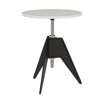 Screw cafébord Ø60 cm - White marble-cast iron - Tom Dixon