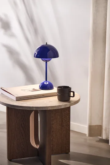 Flowerpot portabel bordslampa VP9 - Cobalt blue - &Tradition