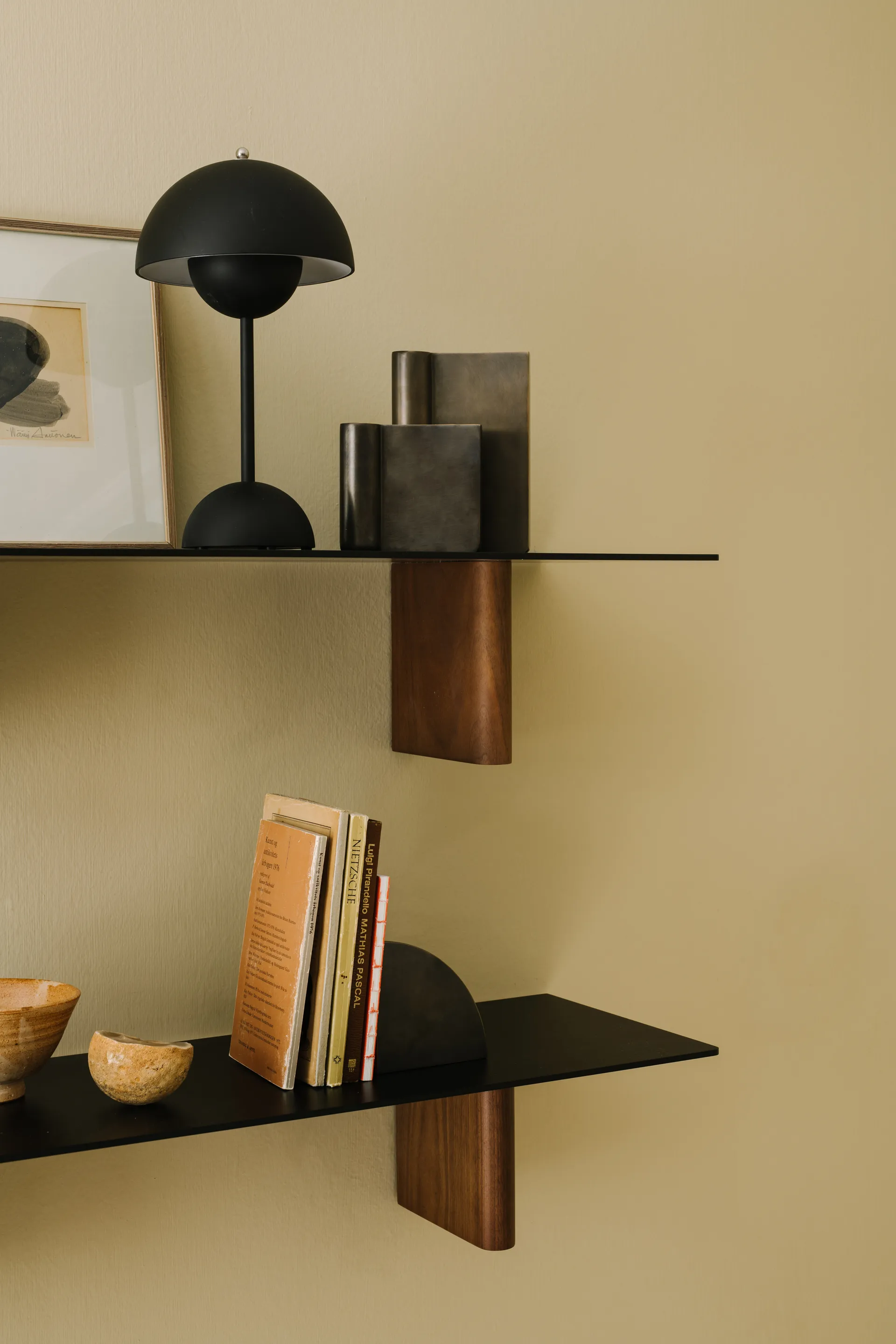 Flowerpot portabel bordslampa VP9, matt svart &Tradition