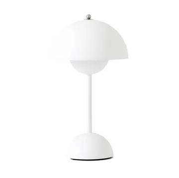 Flowerpot portabel bordslampa VP9 - matt vit - &Tradition