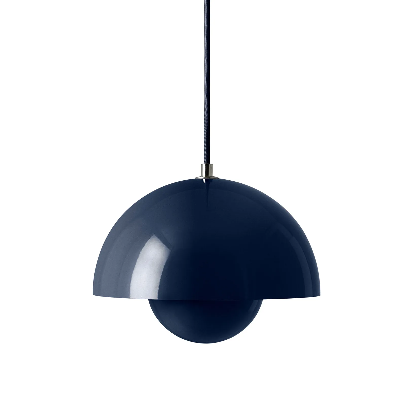 Flowerpot VP1 pendel, Steel blue &Tradition