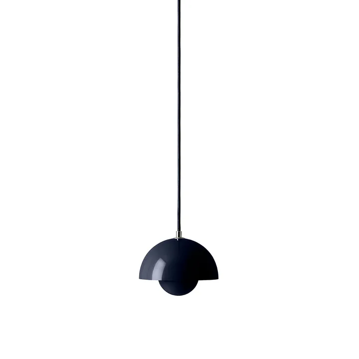 Flowerpot VP10 pendel - Steel blue - &Tradition