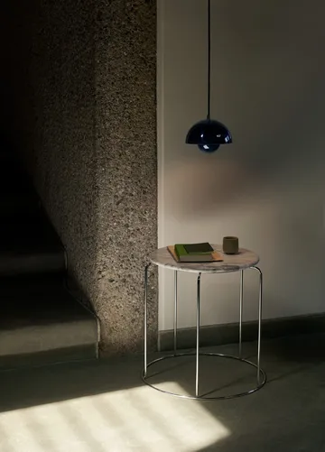 Flowerpot VP10 pendel - Steel blue - &Tradition