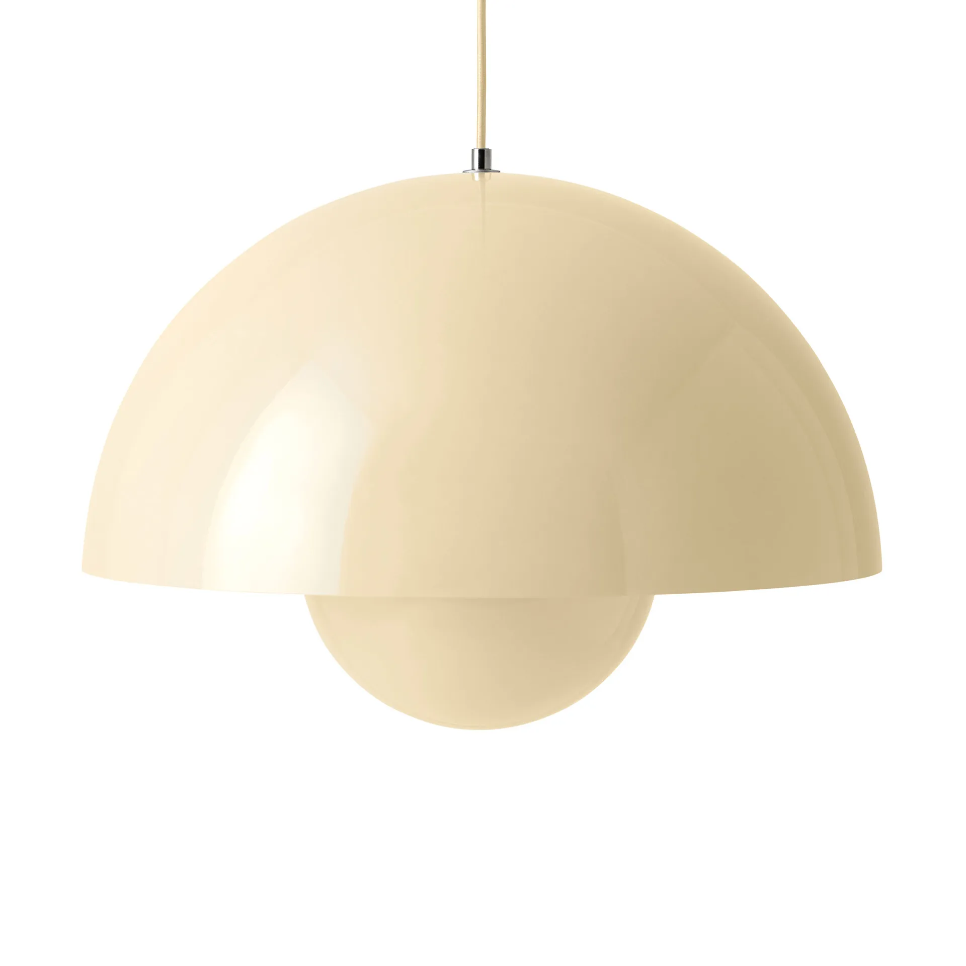 Flowerpot VP2 pendel stor, Ivory &Tradition