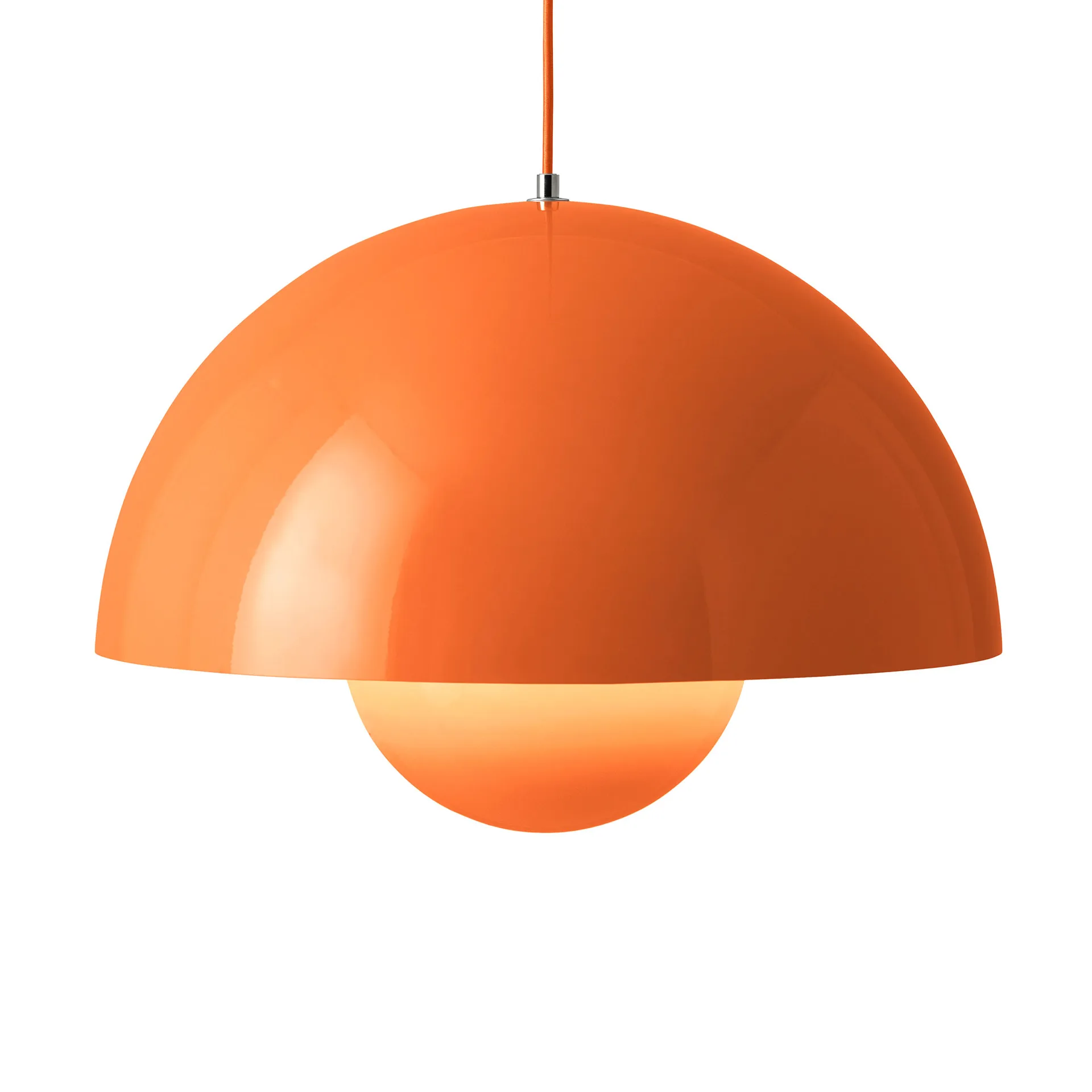 Flowerpot VP2 pendel stor, Zesty orange &Tradition