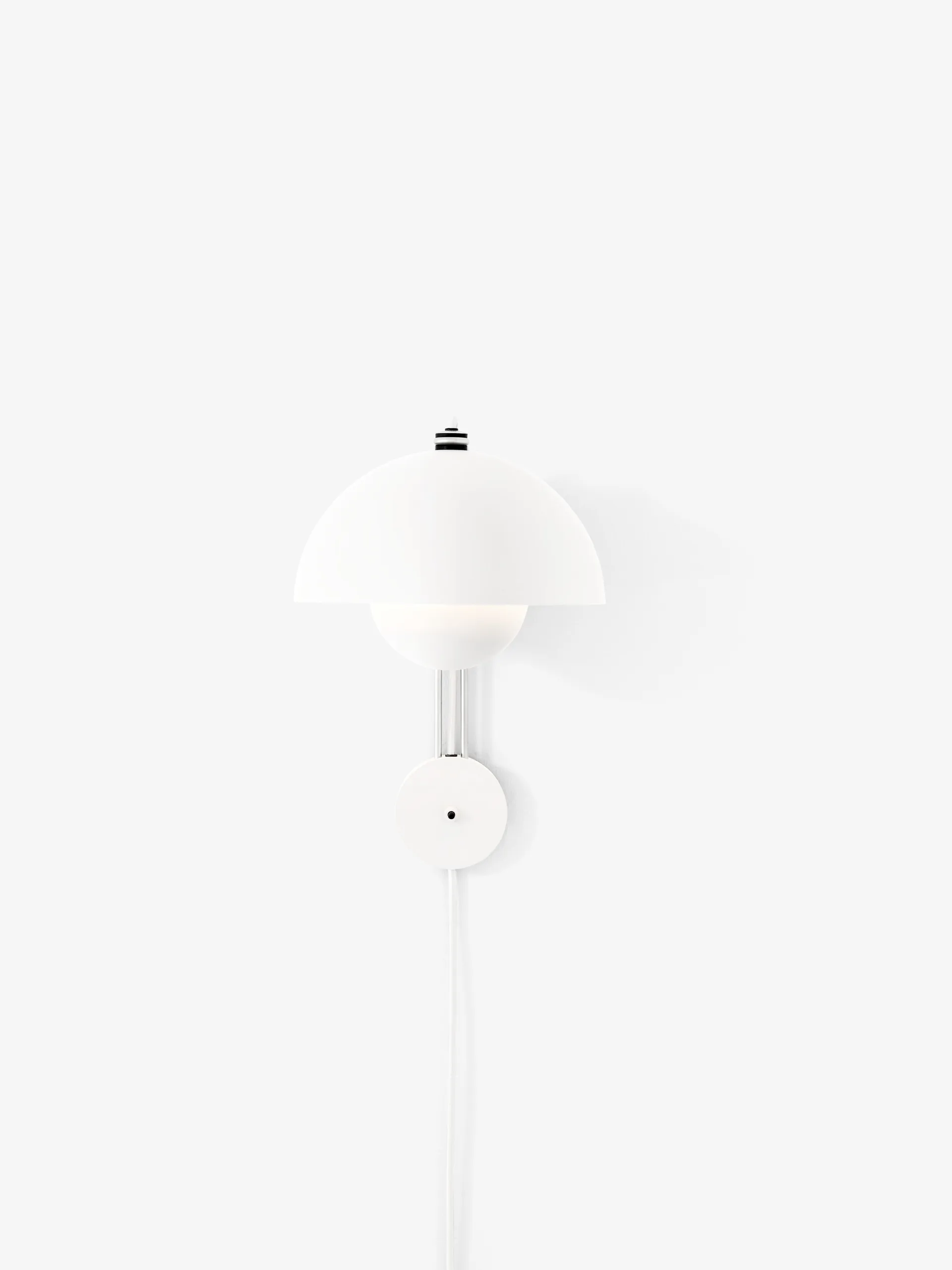 Flowerpot VP8 vägglampa, Matt white &Tradition