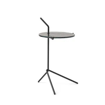 Halten SH9 sidobord - Smoked glass-warm black - &Tradition