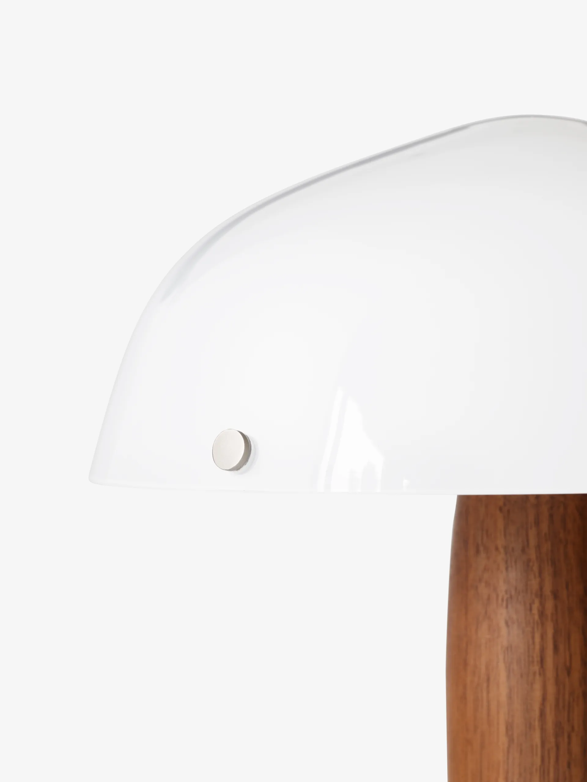 Herman SHY3 bordslampa, walnut & cream marble, textilsladd &Tradition