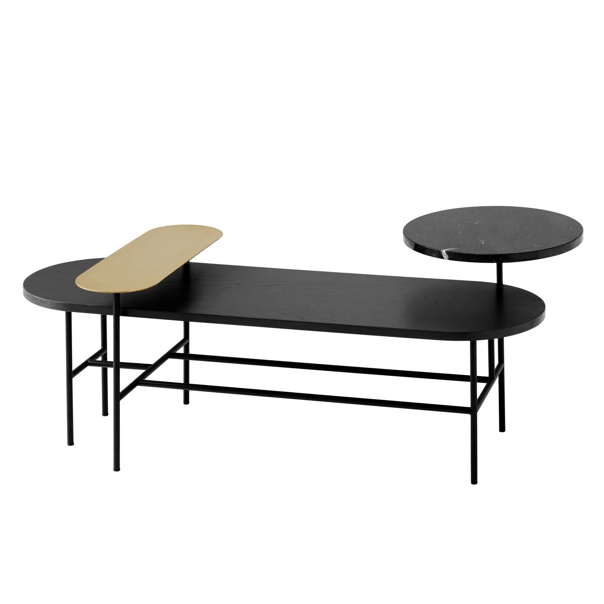 Palette soffbord JH7, svart &Tradition