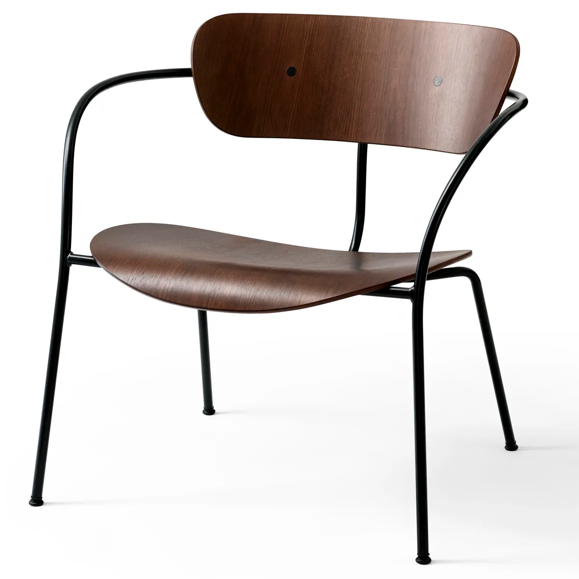 Pavilion stol AV5, Lackerad valnöt &Tradition