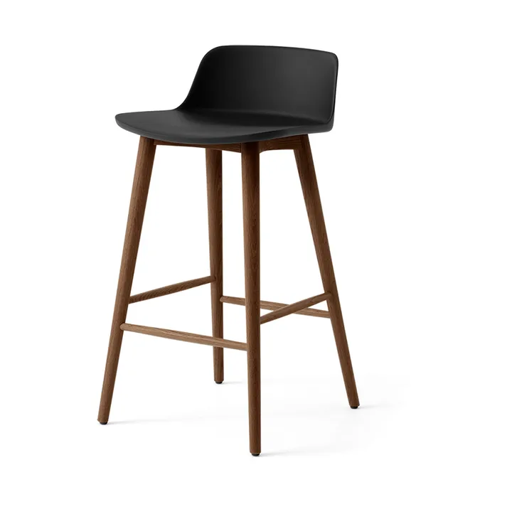 Rely HW118 barstol - Black-lackerad valnöt, 65 cm - &Tradition