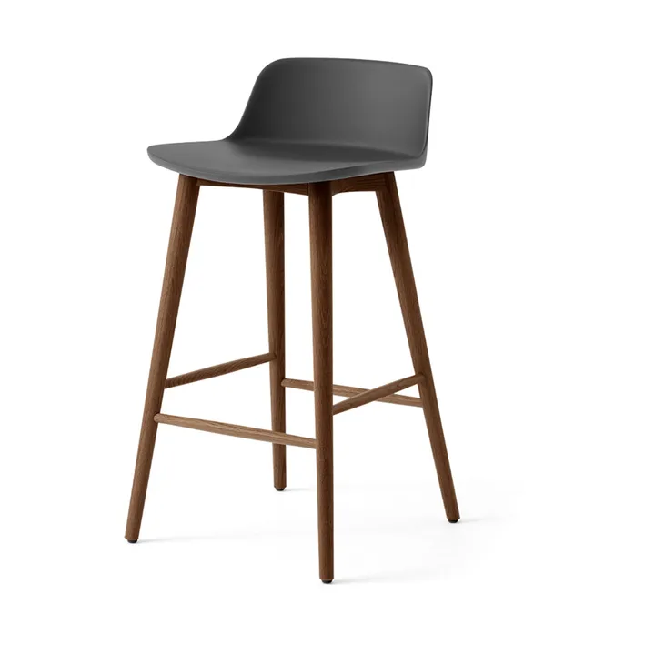 Rely HW118 barstol - Stone grey-lackerad valnöt, 65 cm - &Tradition