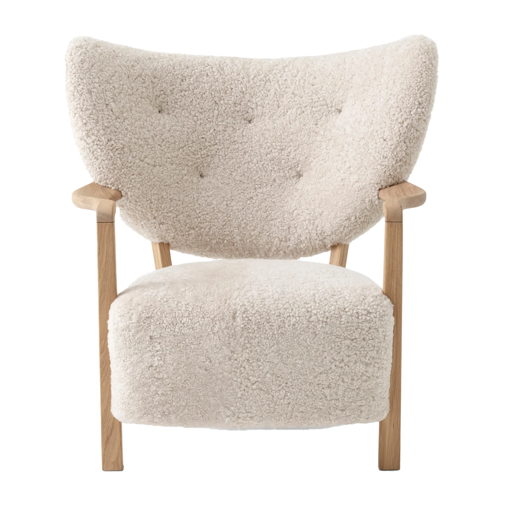 Wulff Lounge Chair ATD2 fåtölj, Oljad ek-Moonlight &Tradition