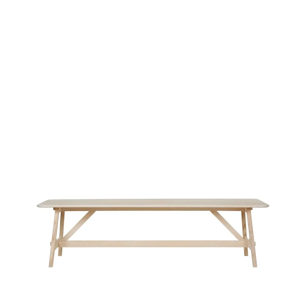 Landala matbord, Vitsåpad ek 270x75 cm Tre Sekel Möbelsnickeri