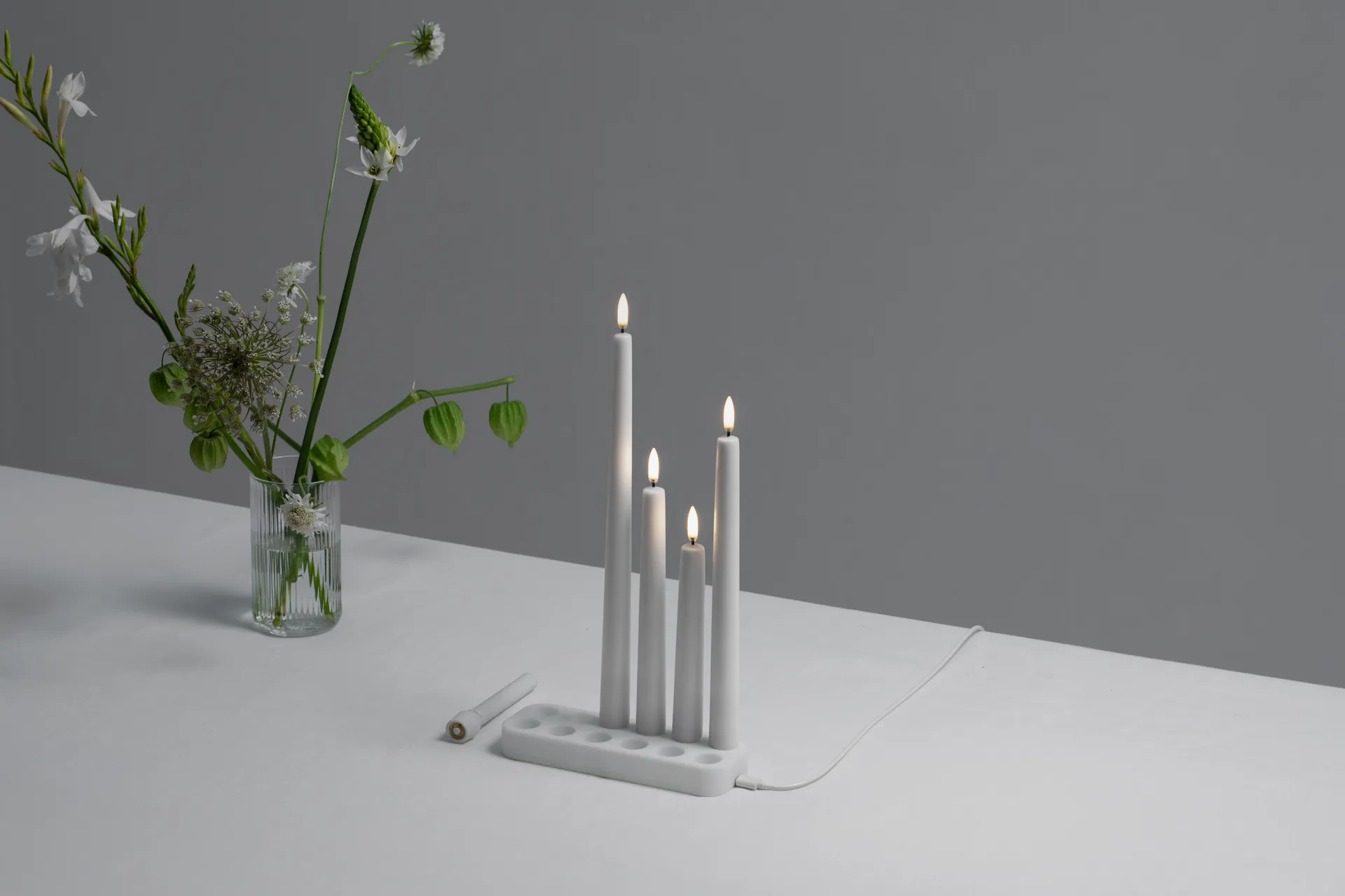 Uyuni LED Kronljus vit 2-pack, Ø2,3x25,2 cm Uyuni Lighting