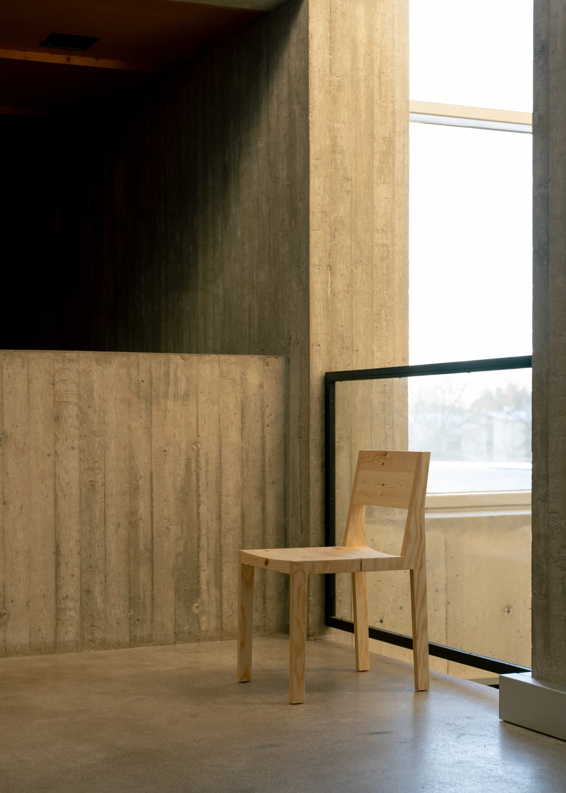 001 Dining Chair stol, Matt oljevaxad furu Vaarnii