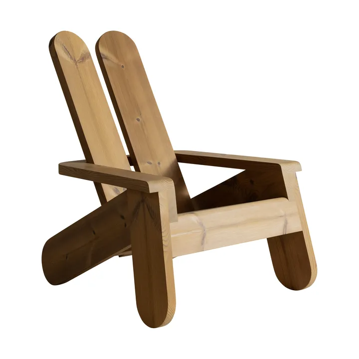 015 Peace Outdoor Lounge Chair loungestol - Värmebehandlad furu - Vaarnii