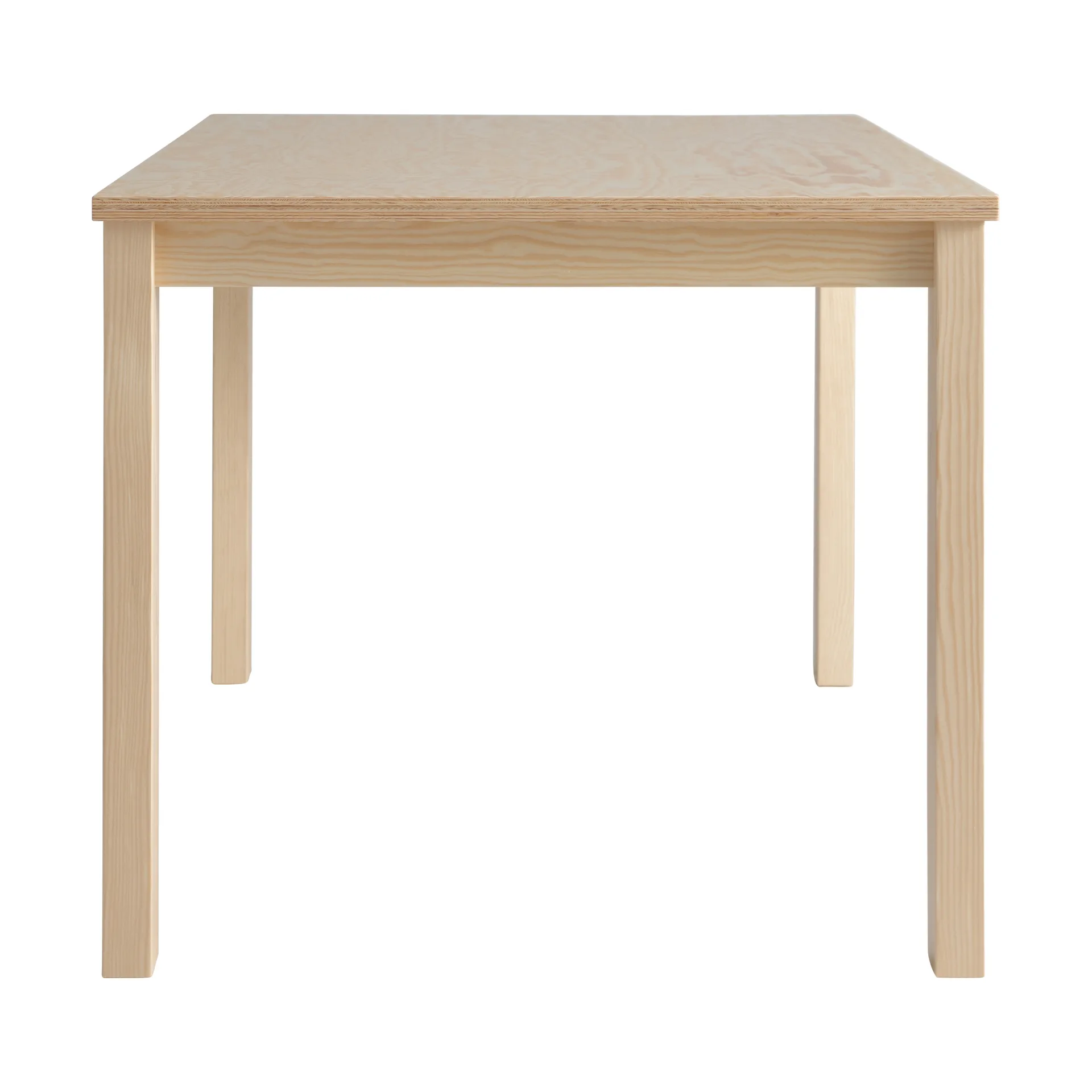 016 Maasto Table bord, Matt oljevaxad furu, 120x120x75 cm Vaarnii