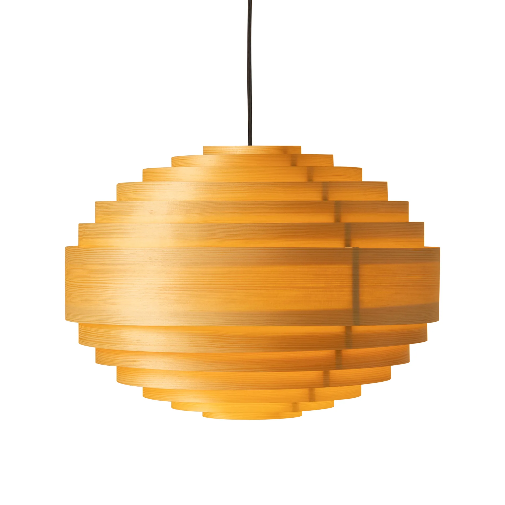 1002 Hans Pendant pendel, Matt oljevaxad furu, Ø46 cm Vaarnii
