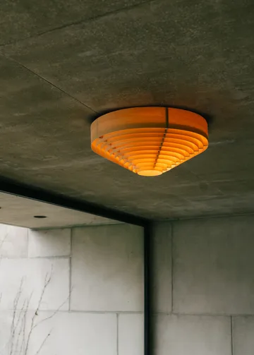 1005 Hans Ceiling Light plafond - Matt oljevaxad furu, Ø55 cm - Vaarnii