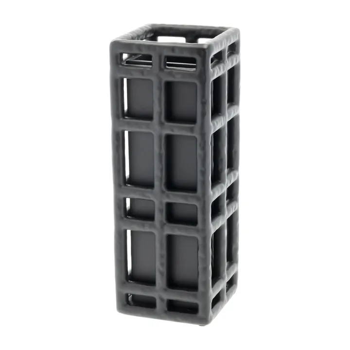 Lyng vas 11x11x30 cm - Black - Villa Collection