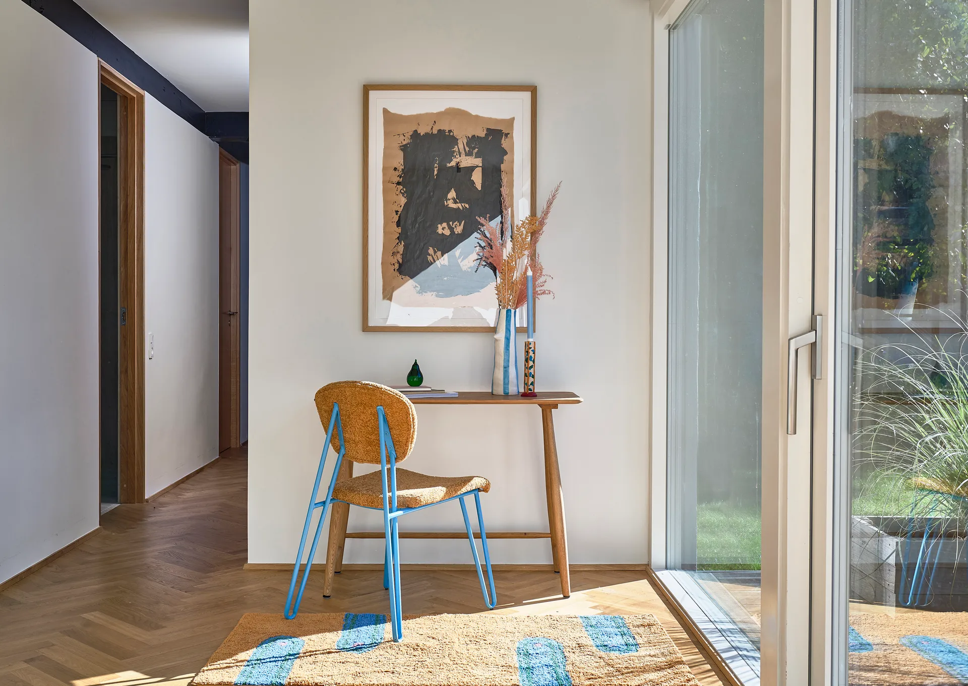 Styles ljusstake fläckar 21 cm, Blue-orange Villa Collection