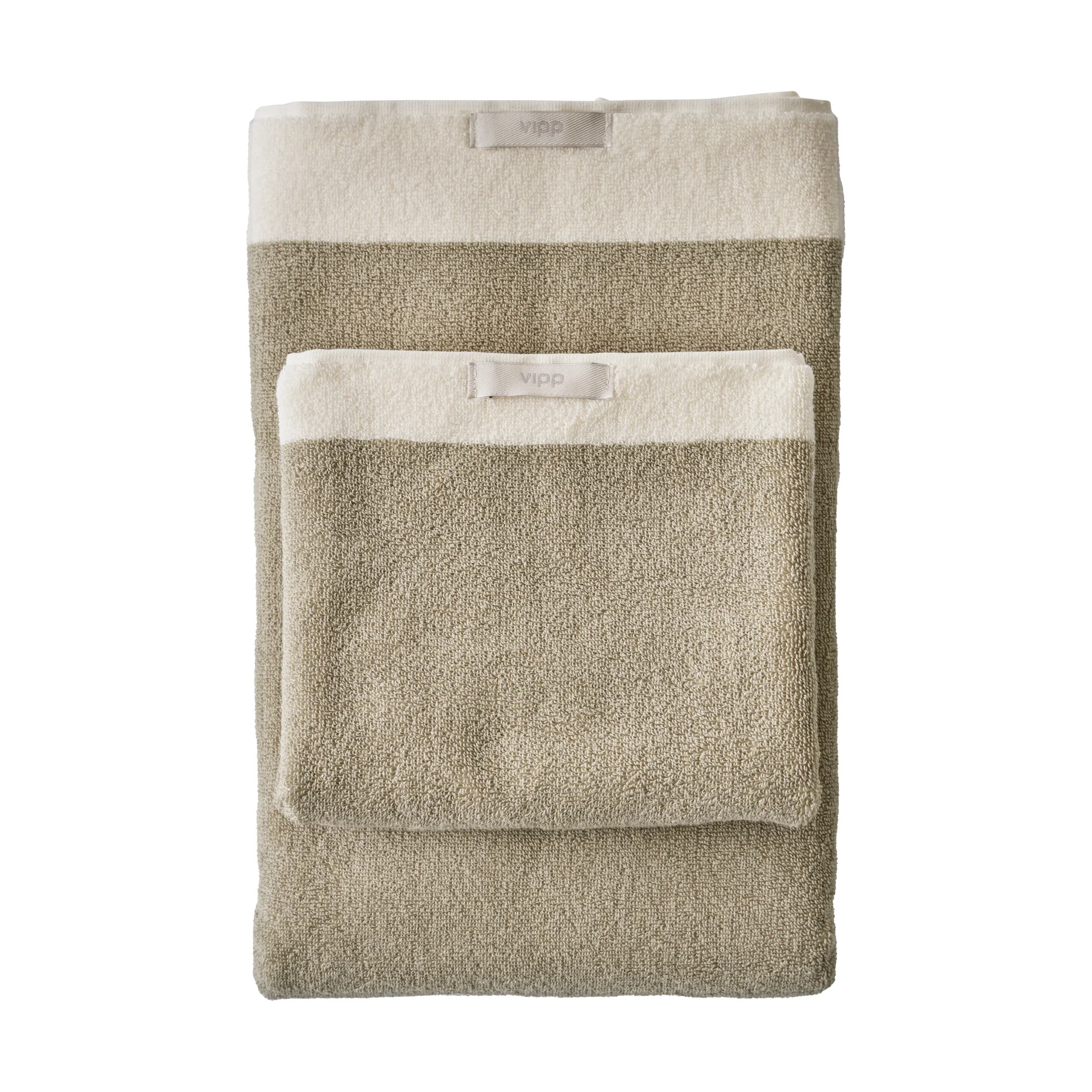 Vipp104 badhandduk, Khaki, 76x135 cm Vipp