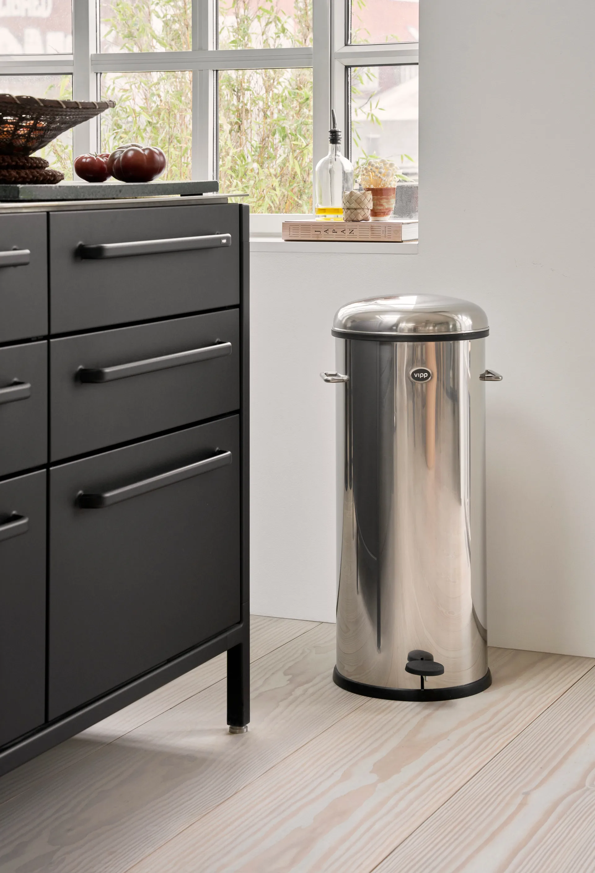 Vipp17 pedalhink 30 l, Stainless steel Vipp
