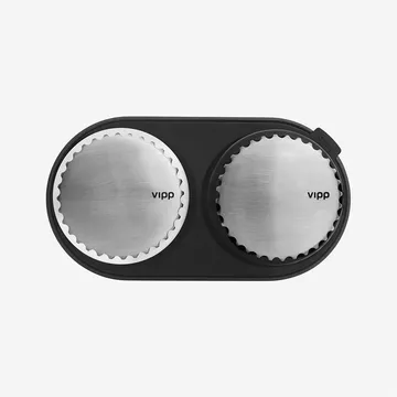 Vipp623 salt- & pepparkvarn set med ställ - Grey-black - Vipp
