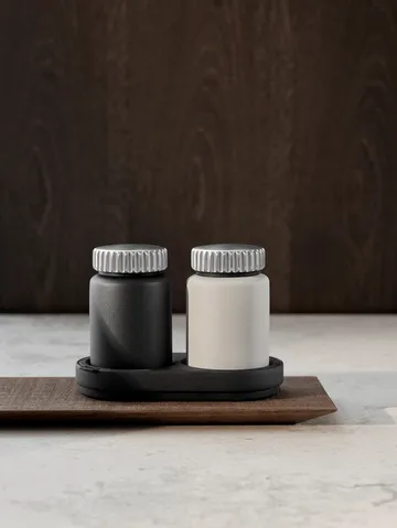 Vipp623 salt- & pepparkvarn set med ställ - Grey-black - Vipp