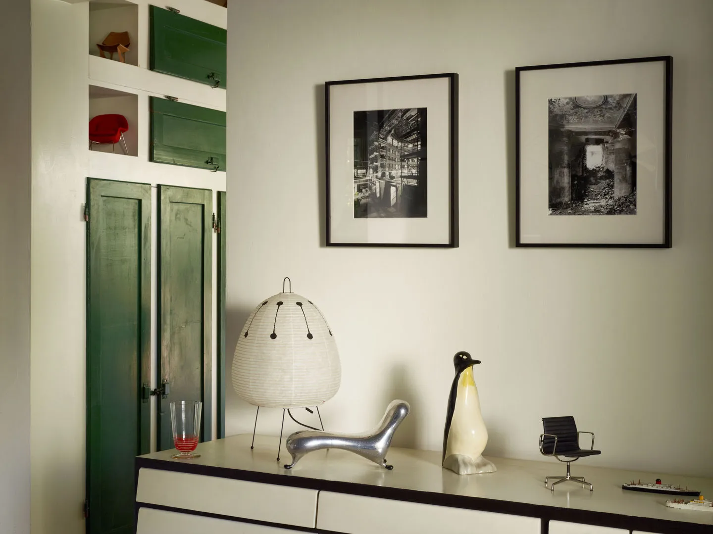 Akari 1AD bordslampa, vit Vitra