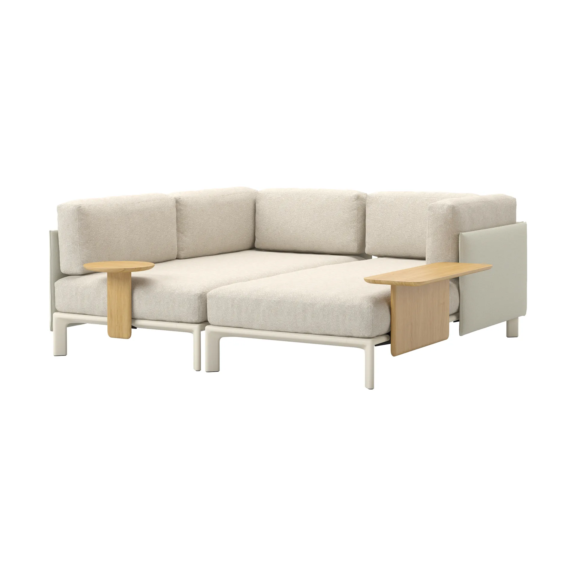 Anagram soft modulsoffa - Nubia 01 Ivory Pearl-chalk Vitra