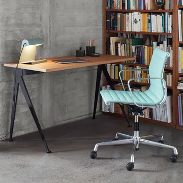 Compas Direction skrivbord - Oiled oak-Deep black - Vitra