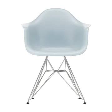 Eames Plastic Armchair RE DAR stol - 23 ice grey-chrome - Vitra