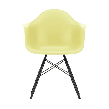 Eames Plastic Armchair RE DAW stol - 92 citron-black maple - Vitra