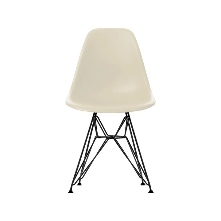 Eames Plastic Side Chair RE DSR stol - 11 pebble-basic dark - Vitra