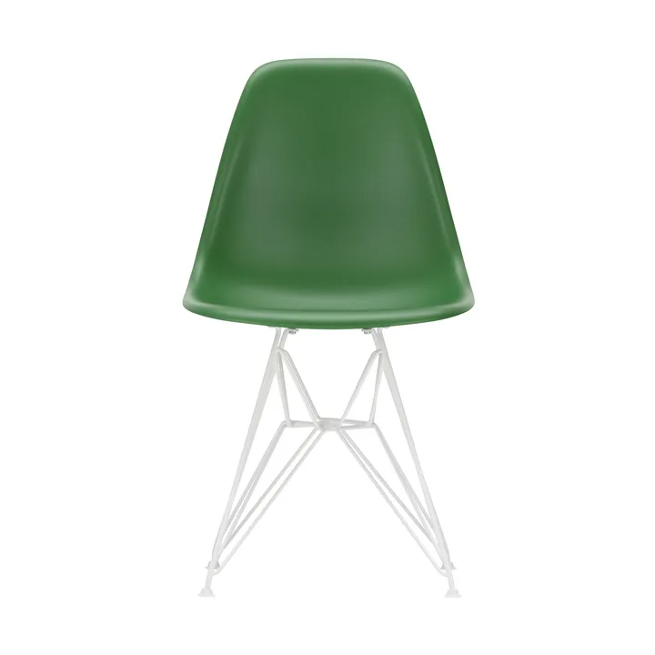 Eames Plastic Side Chair RE DSR stol - 17 emerald -white - Vitra