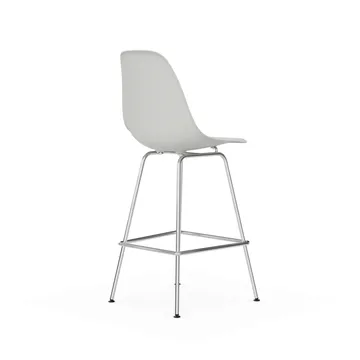 Eames Plastic Stool RE barpall - Medium White-chrome - Vitra