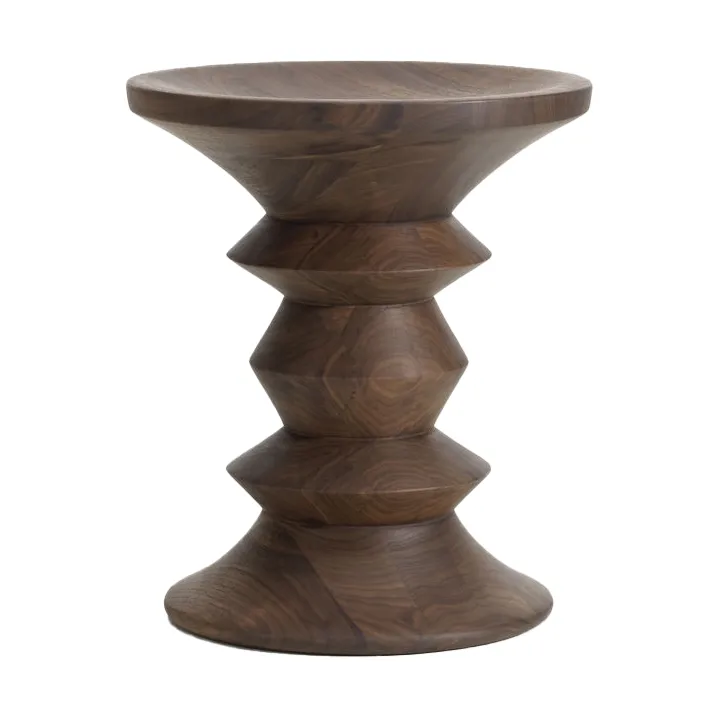 Eames Stool sittpall model A, Dark walnut Vitra