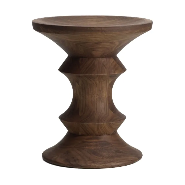 Eames Stool sittpall model C, Dark walnut Vitra