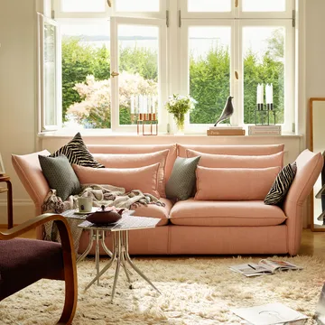 Mariposa 2,5-sits soffa - Iroko 02 silver grey - Vitra